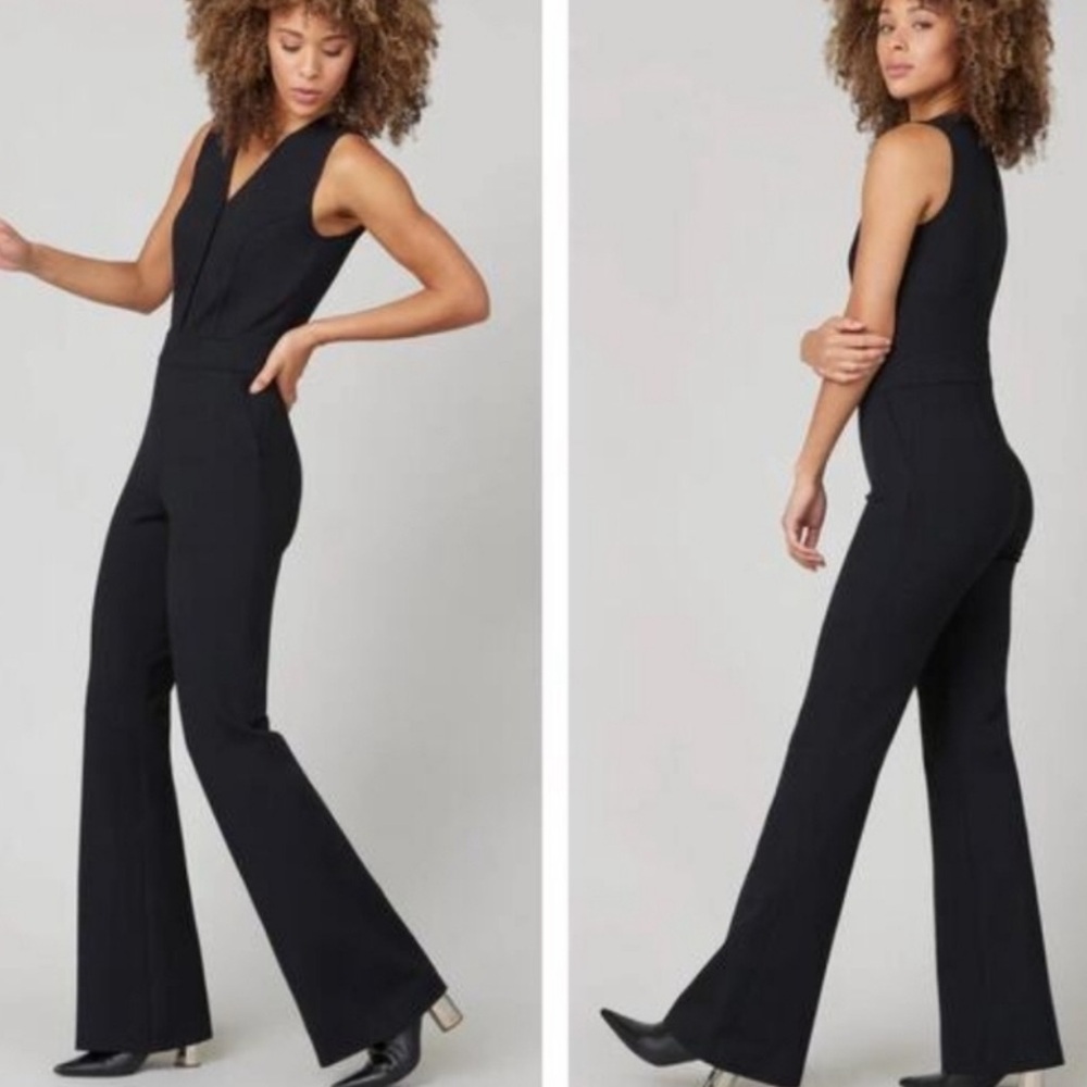 SPANX WOMENS PERFECT JUMPSUIT CLASSIC BLACK LARGE - Picture 7 of 7